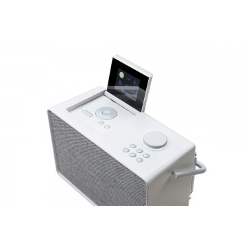 Pure Evoke Play Ηχείο Bluetooth 40W με Ραδιόφωνο και Διάρκεια Μπαταρίας έως 12 ώρες Cotton White